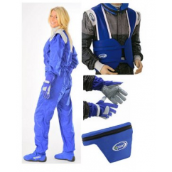 Equipement pilote bleu complet 