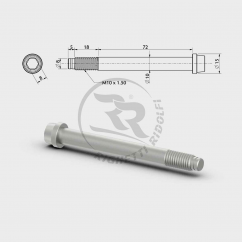 Vis de fusèes M10 72+18mm