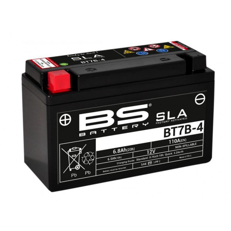 Batterie BS BT7B-4  12V 6,8ah