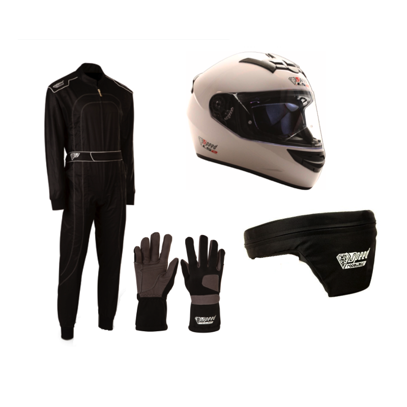 Pack Pilote + Casque Blanc