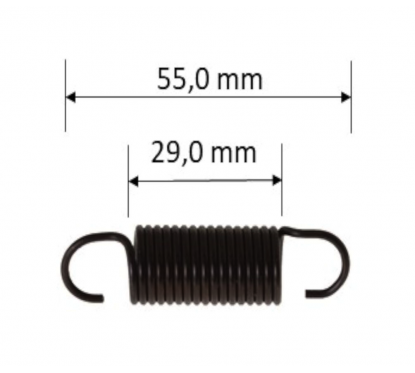 ressort biconique de rappel axe de carbur