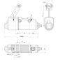 Pompe de frein hydraulique noir