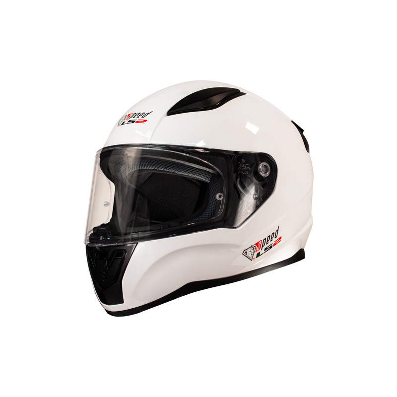 Casque Speed LS2 blanc brillant