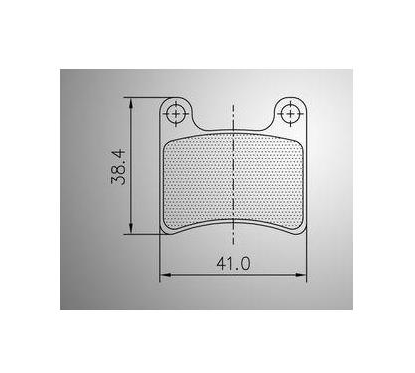 Plaquette de frein KF AV evo 9 intrepid/alpha