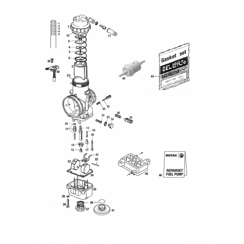 Carburateur Dellorto VHSB 34